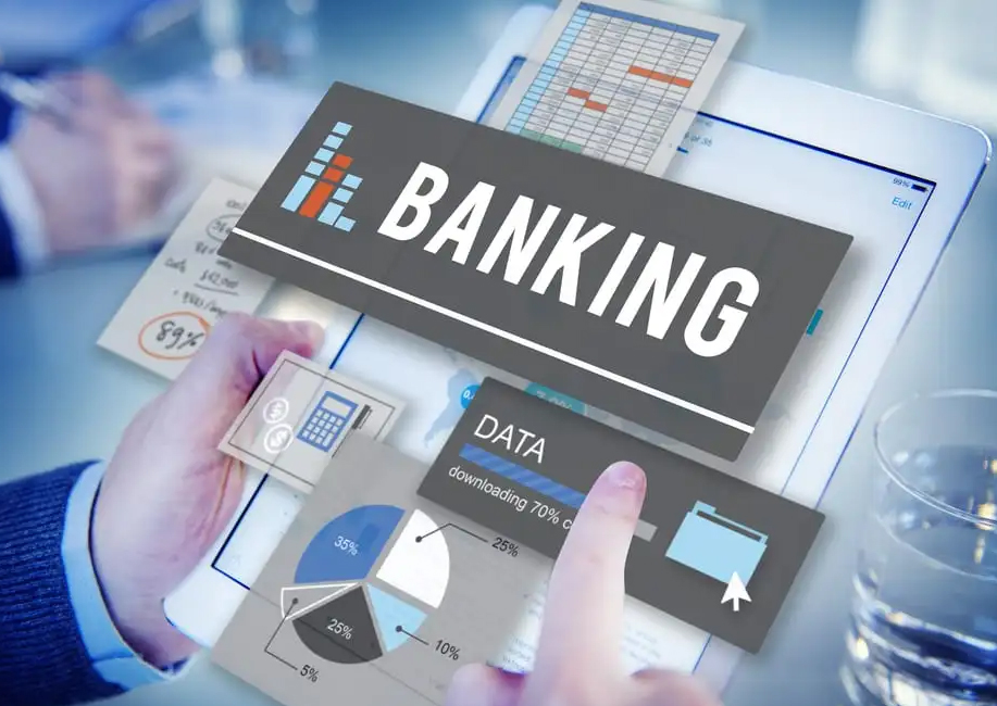 Digital banking illustration